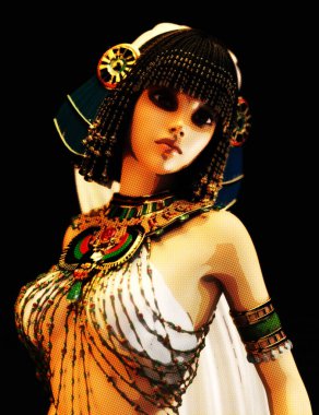 bir fantezi erkek 3D çizimi