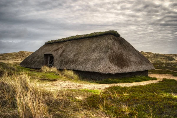 Reconstruction Glacial House Amrum Germany — Stock Photo, Image