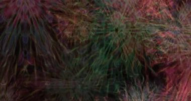Soyut parçacık animasyon psychedelic desen