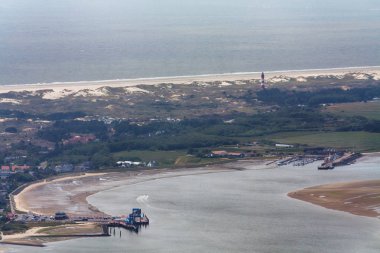 Amrum Adası, Schleswig-Holstein Wadden Denizi Hava Fotoğrafı 