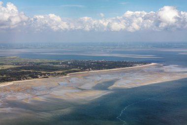 Foehr Adası, Schleswig-Holstein Wadden Denizi Hava Fotoğrafı 