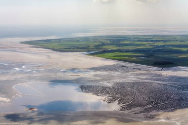 Pellworm Adası, Schleswig-Holstein Wadden S Hava Fotoğrafı