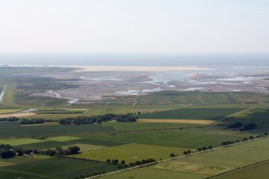 Eiderstedt, Aerial Photo of the Schleswig-Holstein Wadden Sea Na