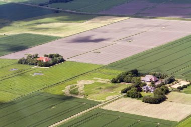 Eiderstedt, Aerial Photo of the Schleswig-Holstein Wadden Sea Na
