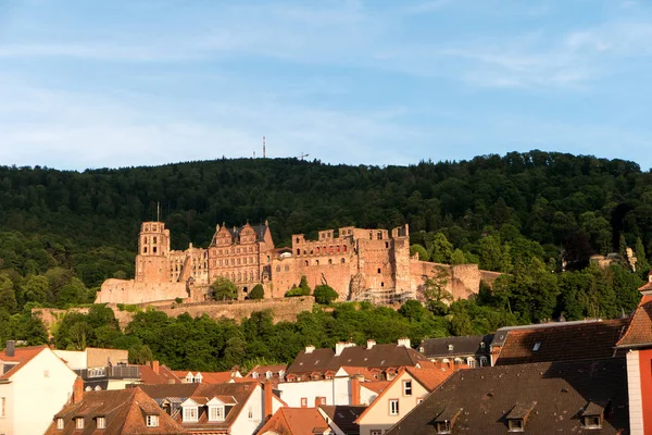 Stadsutsikt över Heidelberg i Tyskland — Stockfoto