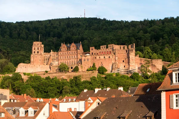 Vista da cidade de Heidelberg na Alemanha — Fotografia de Stock