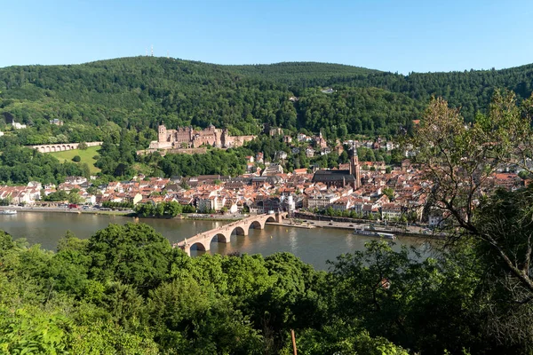 Almanya 'da Heidelberg şehir manzarası — Stok fotoğraf