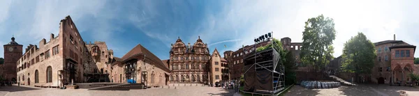 Heidelberg, Tyskland-01 juni 2019: Heidelberg slott är en ruin — Stockfoto