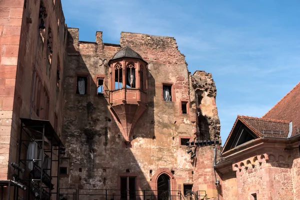 Heidelberg, Almanya - 01 Haziran 2019: Heidelberg Kalesi bir harabe — Stok fotoğraf