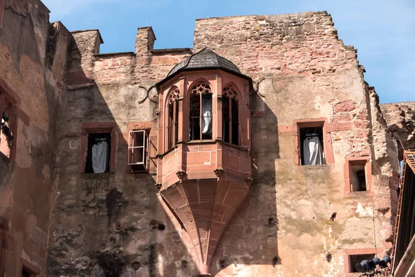 HEIDELBERG, ALLEMAGNE - 01 JUIN 2019 : Le château de Heidelberg est une ruine — Photo