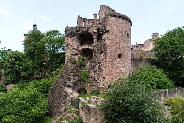 HEIDELBERG, ALEMANHA - JUNHO 01, 2019: O Castelo de Heidelberg é uma ruína — Fotografia de Stock