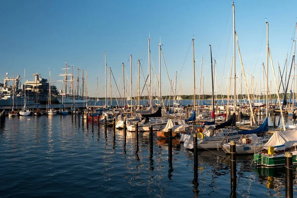 Marina in Kiel during the Kiel Week — Stock Photo, Image