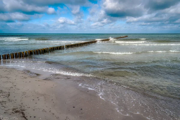 Costa del Mar Báltico cerca de Ahrenshoop en Alemania —  Fotos de Stock