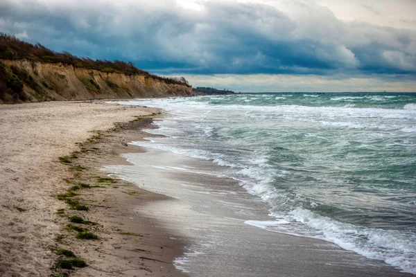 Costa del Mar Báltico cerca de Ahrenshoop en Alemania —  Fotos de Stock