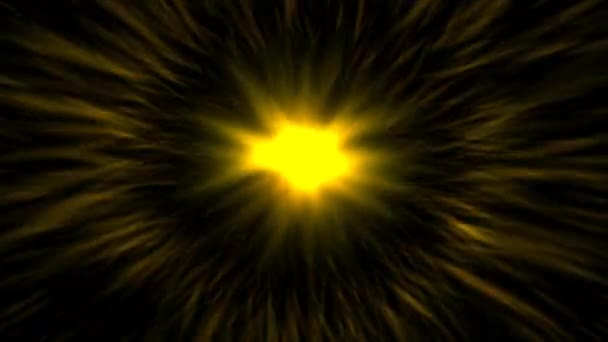 Kozmik Ateşin Dijital Parçacık Animasyonu — Stok video