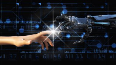 Yapay zekanın sanatsal 3 boyutlu çizimi