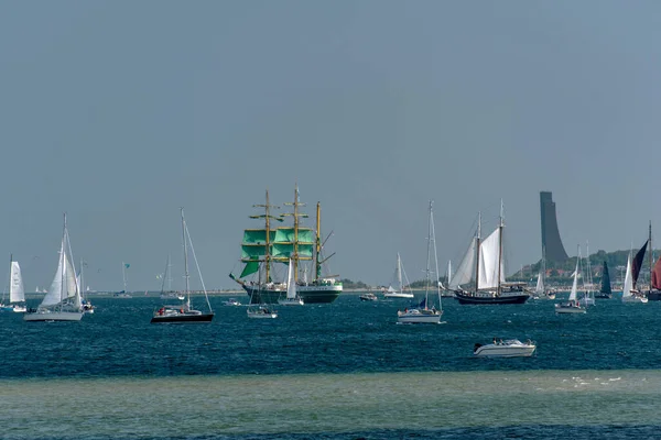 Kiel Germany September 2020 End Kiel Week 2020 Windjammer Parade — Stock Photo, Image