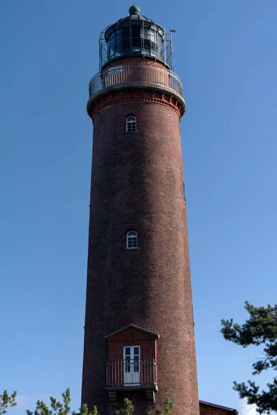 Leuchtturm Darßer Ort Deutschland — Stockfoto