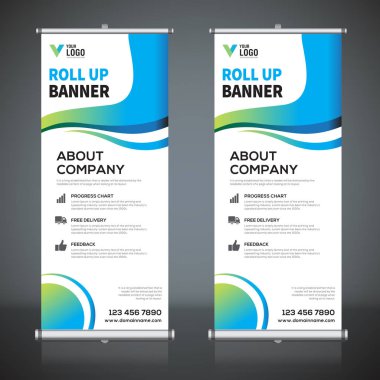 Afiş tasarım şablonu, dikey, arka plan, rulo Çek tasarım, modern x-banner, dikdörtgen boyutu.. 