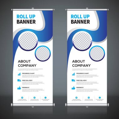 Afiş tasarım şablonu, dikey, arka plan, rulo Çek tasarım, modern x-banner, dikdörtgen boyutu.. 