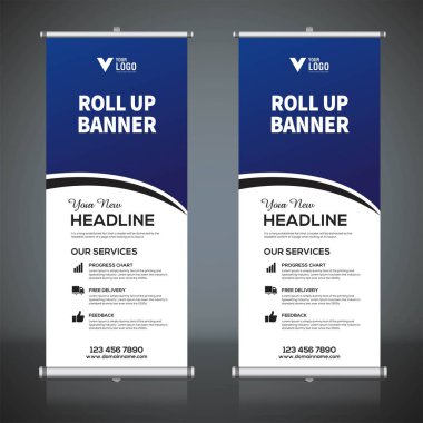 Afiş tasarım şablonu, dikey, arka plan, rulo Çek tasarım, modern x-banner, dikdörtgen boyutu.. 