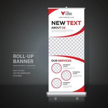 Afiş tasarım şablonu, dikey, arka plan, rulo Çek tasarım, modern x-banner, dikdörtgen boyutu.. 