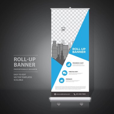 Afiş tasarım şablonu, dikey, arka plan, rulo Çek tasarım, modern x-banner, dikdörtgen boyutu.. 