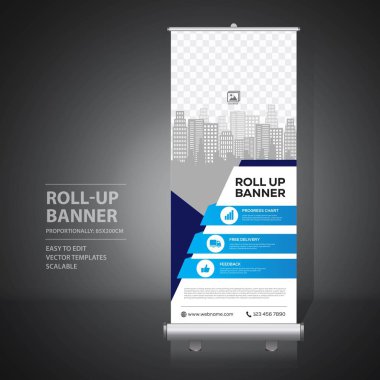 Afiş tasarım şablonu, dikey, arka plan, rulo Çek tasarım, modern x-banner, dikdörtgen boyutu.. 