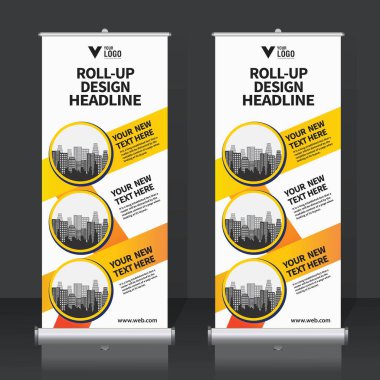 Afiş tasarım şablonu, dikey, arka plan, rulo Çek tasarım, modern x-banner, dikdörtgen boyutu.. 