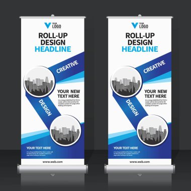 Afiş tasarım şablonu, dikey, arka plan, rulo Çek tasarım, modern x-banner, dikdörtgen boyutu.. 