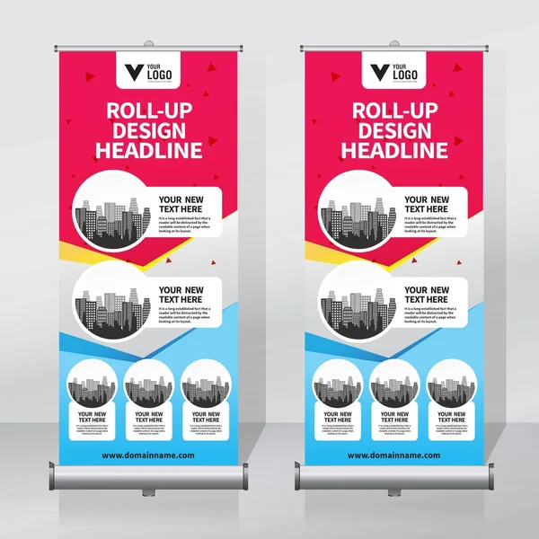 Afiş tasarım şablonu, dikey, arka plan, rulo Çek tasarım, modern x-banner, dikdörtgen boyutu.. 