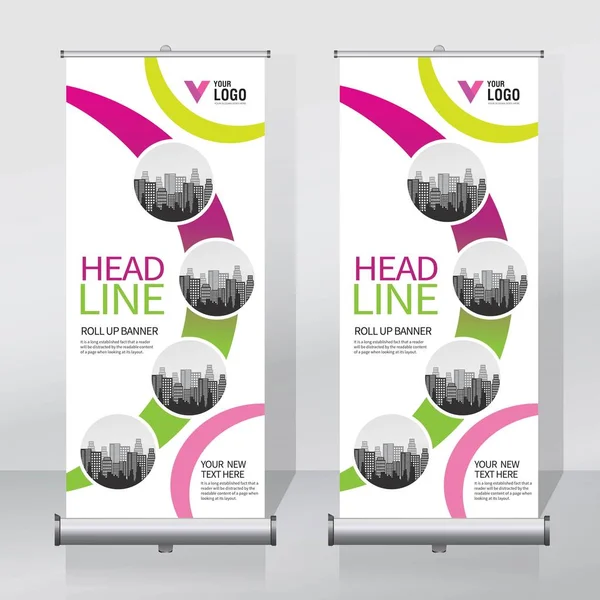 Afiş tasarım şablonu, dikey, arka plan, rulo Çek tasarım, modern x-banner, dikdörtgen boyutu.. 