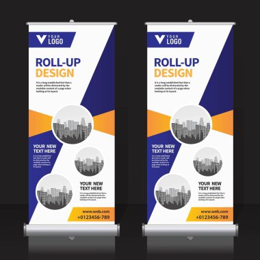 Afiş tasarım şablonu, dikey, arka plan, rulo Çek tasarım, modern x-banner, dikdörtgen boyutu.. 
