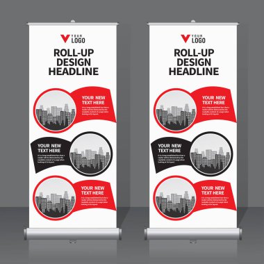 Afiş tasarım şablonu, dikey, arka plan, rulo Çek tasarım, modern x-banner, dikdörtgen boyutu.. 