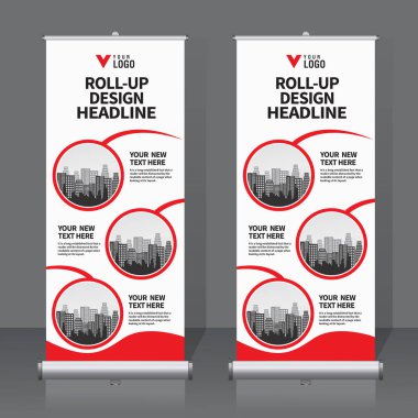 Afiş tasarım şablonu, dikey, arka plan, rulo Çek tasarım, modern x-banner, dikdörtgen boyutu.. 