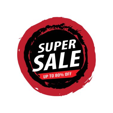 Satış ve özel indirim etiketi, Fiyat etiketleri, satış etiket, vektör çizim.