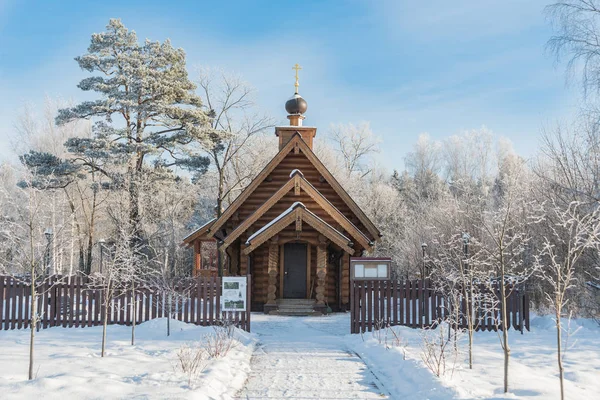 Vinter Kyrkan Peter Och Fevronya Zakharovo — Stockfoto