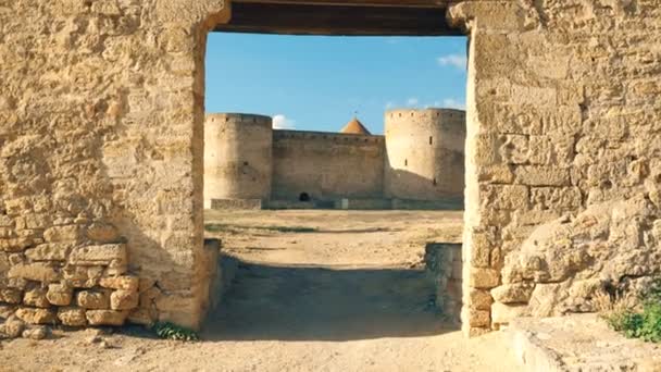 La forteresse, château, tour à l'intérieur. Haute qualité 4k — Video