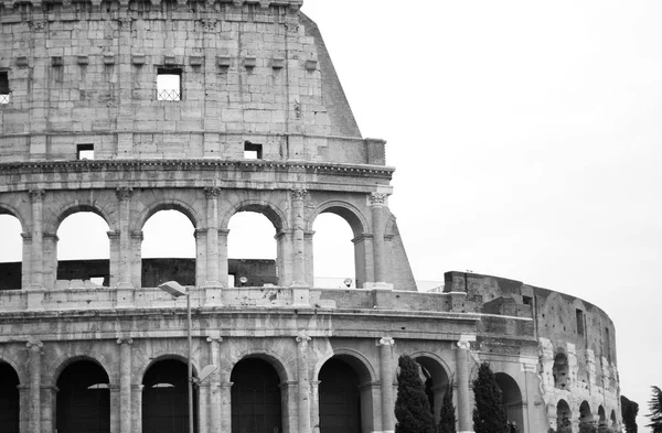 Vista Del Coliseo Monumentos Históricos Icónicos Roma Italia Arquitectura Romana — Foto de Stock
