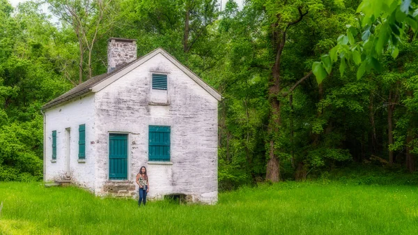 Schleusenwärter-Haus am Chesapeake und Ohio-Kanal — Stockfoto