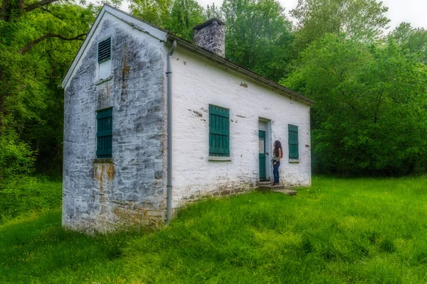 Schleusenwärter-Haus am Chesapeake und Ohio-Kanal — Stockfoto