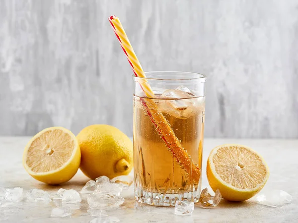 Cytryny drink soda — Zdjęcie stockowe