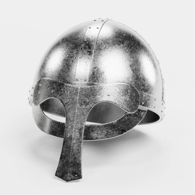 Viking kask gerçekçi 3d Render
