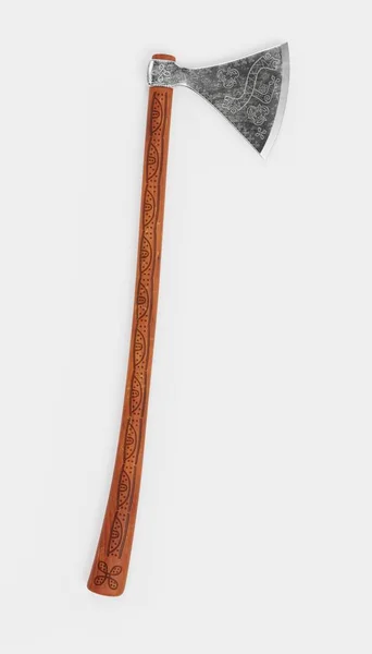 Realistic Render Viking Axe — Stock Photo, Image