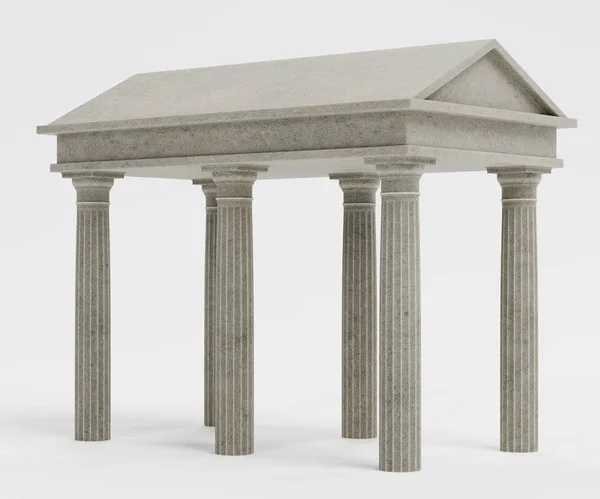 Реалістичний Візуалізація Доріжного Храму — стокове фото