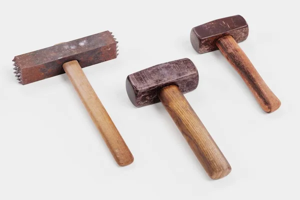 Realistic Render Masonry Hammers — Stock Photo, Image