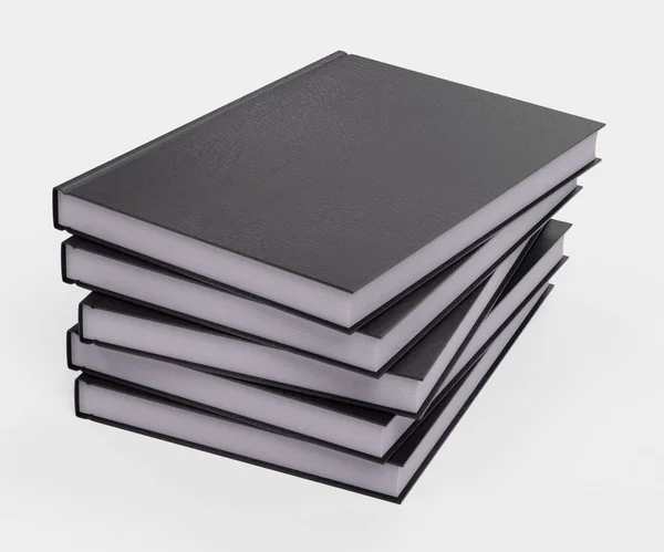 Realistic Render Blank Books — Stock Photo, Image