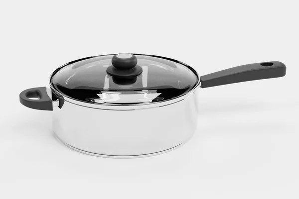 Realistic Render Cooking Pot — Stock Photo, Image
