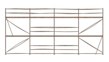 Gerçekçi 3d Render Metal İskele