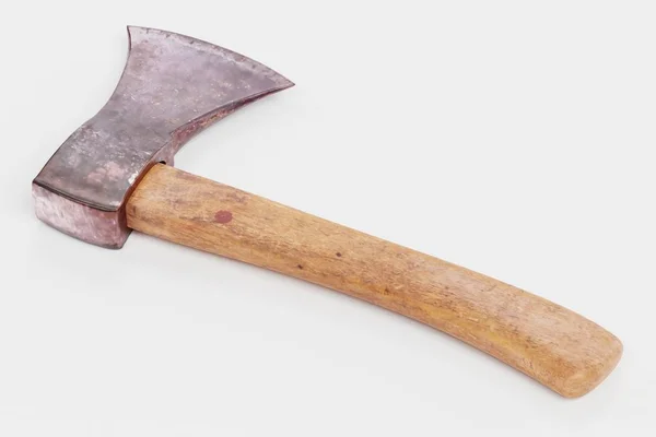 Realistic Render Old Axe — Stock Photo, Image